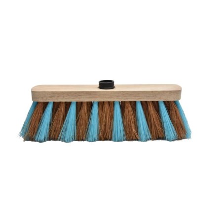 Street wooden brush, coconut and plastic bristles, mix-1