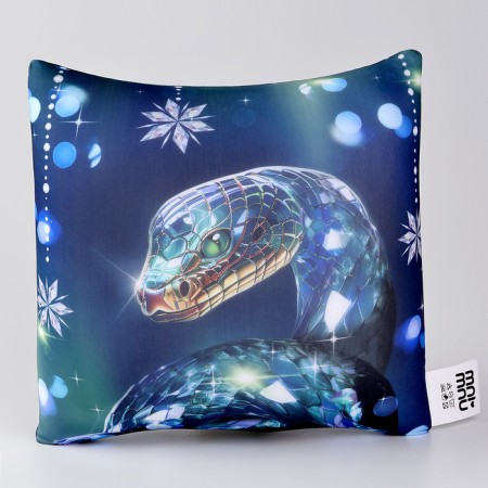 New Year. Snakers' decorative anti -stress "Snake", blue-5
