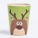 Bamboo cup of bamboo, 240 ml., Color and pattern mix
