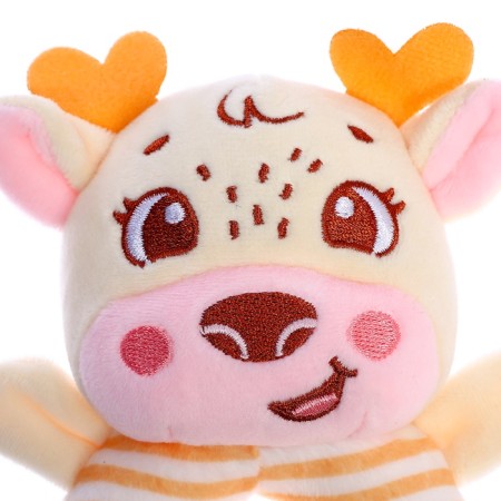 Developing rattle "deer", yellow color-3