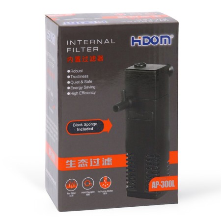Hidom AP-300L internal filter, 200 l/h, 3 watts, with sprinkling flute-8