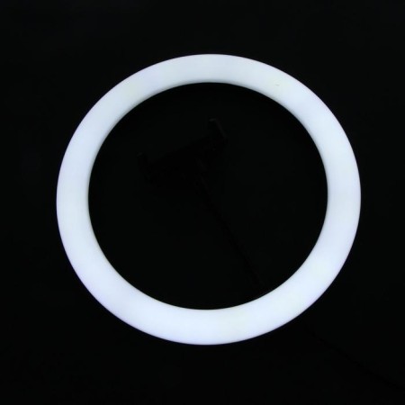 LED ring lamp on a tripod Luazon SNP098, 10 "(26 cm), 20 watts, tripod 27-85 cm-19