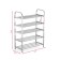 Tribune shoes, 610 × 230 × 830 mm, 5-tier shoes, chromium color