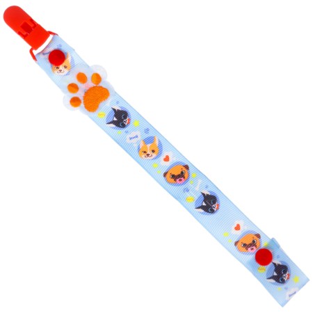 Holder for the nipple - dummy "Trend. Dogs ", on the tape-3