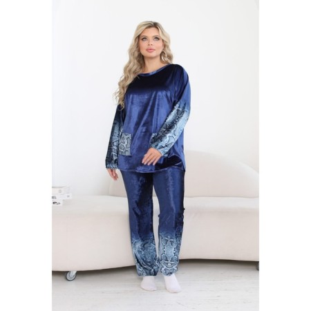 Female suit, size 52, blue color