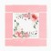 Confectionery packaging, Makarun box with PVC lid, “for you”, 12 x 12 x 3 cm