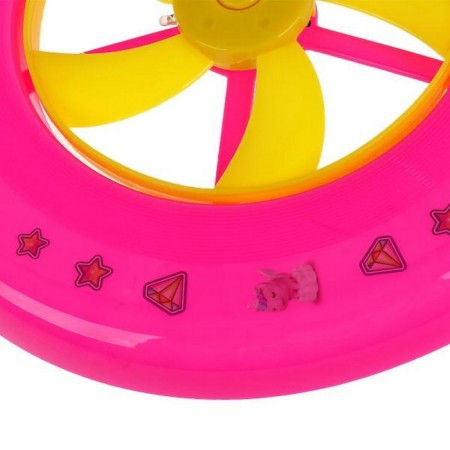 Flying saucer, Frisby "Barbie", with light and turbine-2