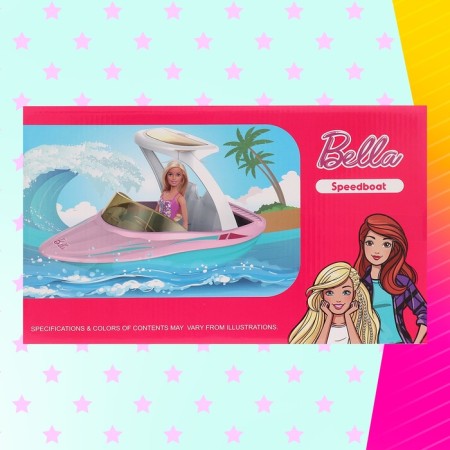 Boat for dolls "Walk" with a set of dolls-9