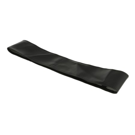 Shooting for the steering wheel, eco-leather, black, thread, needle, size m, 36-38 cm-4