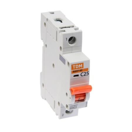 Switch automatic TDM VAL47-60, 1P, 25 A, 6 KA, C, SQ0223-0079-1
