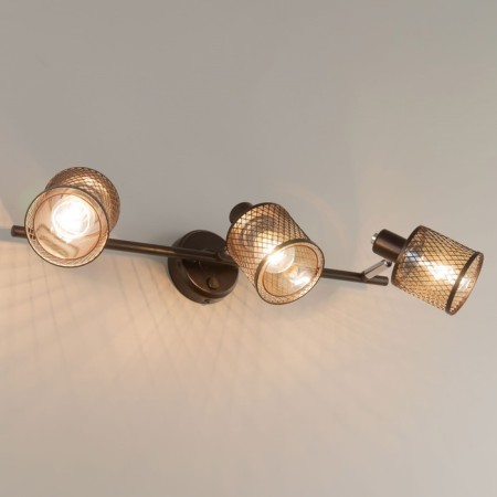 Sconces Citilux "Robin" CL535635, 45x25 cm, 3x40W, E14, brown color-7