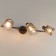 Sconces Citilux "Robin" CL535635, 45x25 cm, 3x40W, E14, brown color