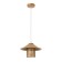 Lamp Bayerlux "TuAZ" E27 40W gold 25x25x13cm