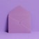 Gift envelope "Happy Birthday", embossing, designer paper, 9 × 7 cm
