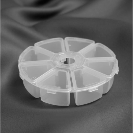 Organizer for decor, 8 departments, d = 10.5 × 3 cm, the color is transparent-1