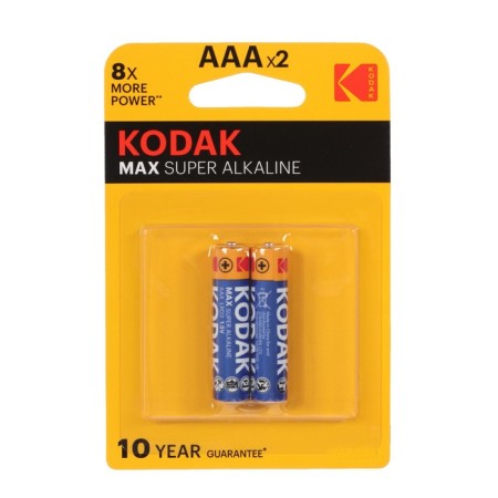 Battery Alkalin Kodak Max, AAA, LR03-2BL, 1.5V, blister, 2 pcs.-3