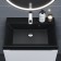 Sink uperwood Classic Quartz 60 cm, quartz, black matte, coal