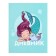 Diary for grades 1-4, "mermaids", solid cover 7BC, glossy lamination, 48 sheets