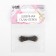 Decorative fastener, 4.3 × 1.3 cm, black color