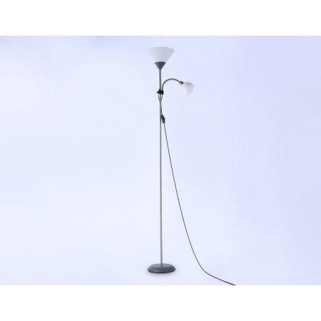 Floor lamp with a switch on the wire Ambrella Light, Floor, TR97626, 2HE27, E14, Silver Color-2