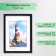 Photo frame plastic "Rainbow" 15x21 cm, black