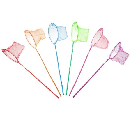 Children's net, bamboo handle in peas 60 cm, d = 25 cm, mix color-3