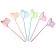 Children's net, bamboo handle in peas 60 cm, d = 25 cm, mix color