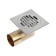 Gag Aflorn AF20510-10, d = 50 mm, vertical, 100x100 mm, brass, chrome