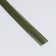 Floristic wire in a green braid paper braid, length 36 cm, 1.2 mm, set 20 pcs