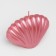 Figure candle "shell", 4x9x6.5 cm, pink mother of pearl