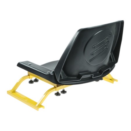 Universal seat transverse extrusion, with a plastic folding seat with a back-2