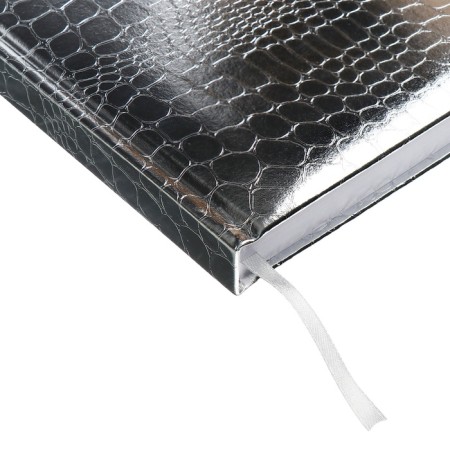 The diary is low, A5, 136 sheets, Attomex. Arkona, solid cover, boumvinyl with foam, liesse, block 70%, gray block-3
