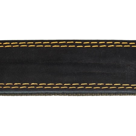 Collar combined leather/tarpaulin, 83 x 4.5 cm, Osh 50-70 cm, black-5