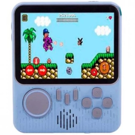 PGP AIO Junior FC32A SLIM, AV cable, 8 bits, 500 games, Blue