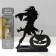 Summary Metal for 2 candles "Halloween. Monster with pumpkin" black 18x13.5x6 cm