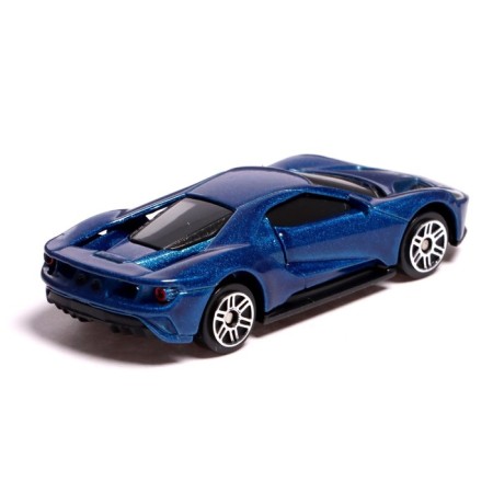 Metal machine Ford GT, 1:64, blue color-2