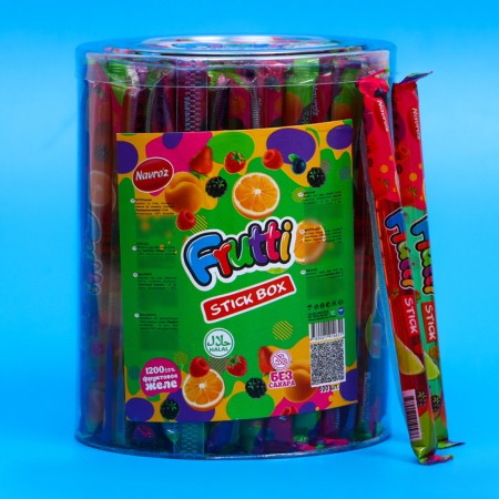 Jelly in sticks fruitti, assorted, 11.66 g