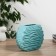VAZA Ceramics desktop "Ivi" 18 cm, blue
