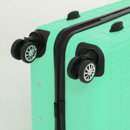 Middle suitcase 24 "on lightning, code lock, 4 wheels, mint color-6