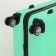Middle suitcase 24 "on lightning, code lock, 4 wheels, mint color