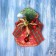Decoration Christmas tree "New Year's Style" Banta Cage Berry, 14x11cm, red