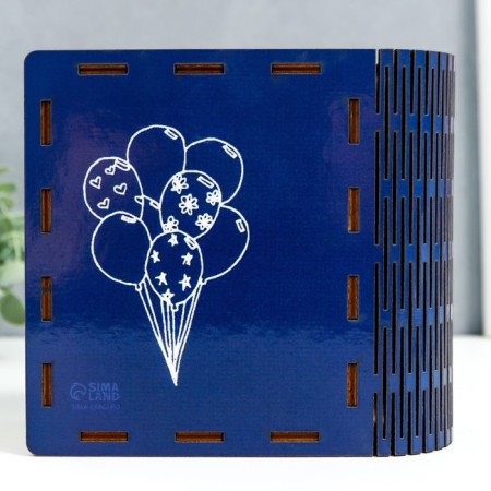 Копилка-книга "Шарики" 14х14 см-5