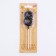 Candle in the cake on the skewer "Fine", the number "8", black, 5 cm