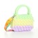 Bag's bag with lightning, green color