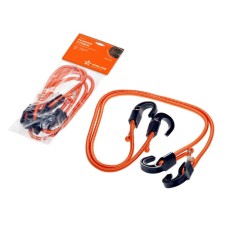 Glass for luggage mounting AIRLINE AS-R-03, 80 cm, D-8 mm, plastic hooks, set 2 pcs