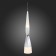 STL LUCE Sus. SL405.103.01. Bochie. 1x7 W, LED, 3000K, 350 LM, 7x7x55 cm, chromium color