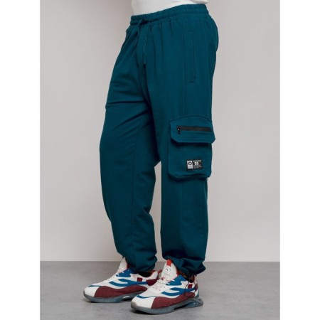 Sports male pants, size 50, blue color-9