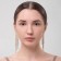 Hanging earrings with rhinestones "Waterfall" semicircle, white color in gold, 11 cm