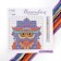 The cross -stitch “Wisdom of Owls”, a set for creativity, a set for creativity, 25 x 25 cm