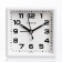 Alarm clock, 9 x 9 cm, white